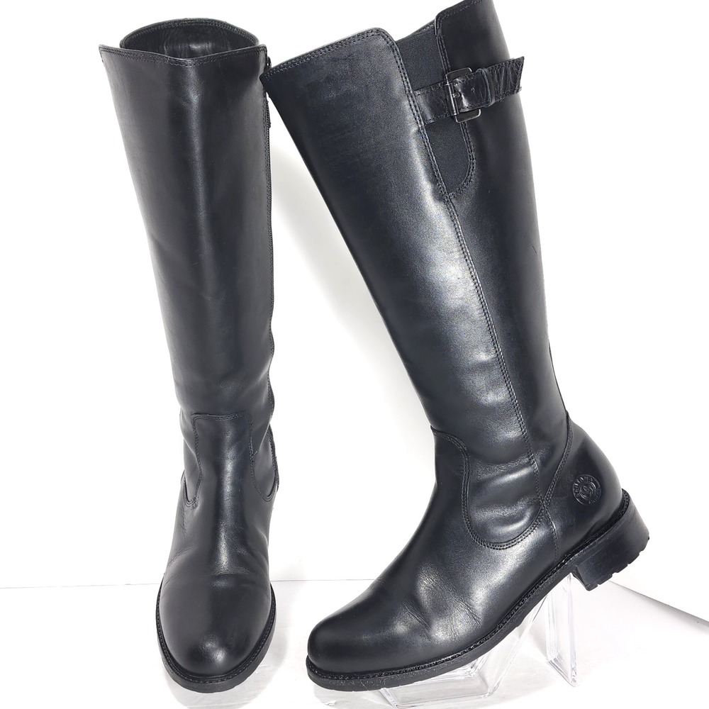 SANTANA CANADA Palomino Waterproof Leather Equestrian Riding Zip Boots Women's 8